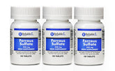 Reliable-1 Ferrous Sulfate iron tablets bottle front for daily iron support.