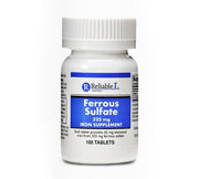 Reliable-1 Laboratories iron supplement bottle with 100 tablets for daily iron support