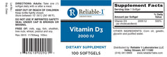 Reliable Vitamin D3 softgels pour image highlights convenient daily supplementation.
