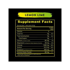 RELYTE Lemon Lime packaging with compact sachets for travel.