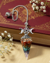 RENEMEGO crystal pendulum chain enables precise dowsing and mindful divination