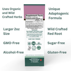 Packaging image of Rene's Naturals Lymphatic Drops highlighting alcohol-free and sugar-free formula.