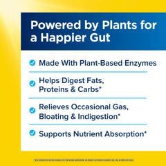 Renew Life DigestMore capsules closeup illustrates vegetarian capsules for easy swallowing.