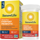 Renew Life Everyday Probiotic bottle with 60 capsules for daily digestive support