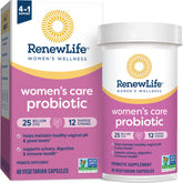 Renew Life Women's Wellness bottle for daily probiotic support.