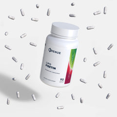 Liposomal delivery graphic illustrating improved nutrient absorption potential.