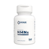 Renue By Science NMN fast-dissolve tablets in lemon bottle for on-the-go use.