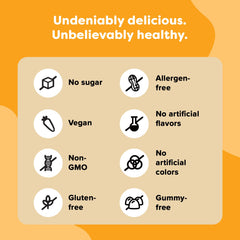 Renzo's kids vitamin melts, can dissolve in water or juice for versatility.
