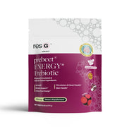 ResBiotic resG prebeet bottle pour showing convenient gut-friendly drink