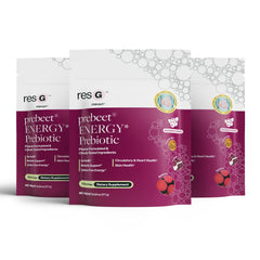 ResBiotic resG prebeet bottle pour for easy daily prebiotic use.