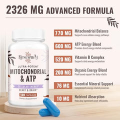 Resciency CoQ10 and PQQ energy blend supports sustained activity