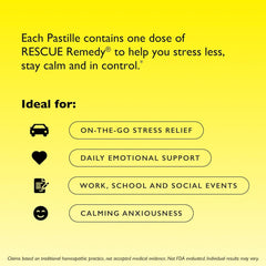 RESCUE Bach Pastilles Watermelon ingredients spotlight floral essences for balance.