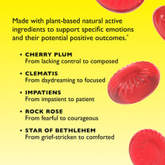 RESCUE Bach Pastilles watermelon lozenge close-up showing smooth texture.