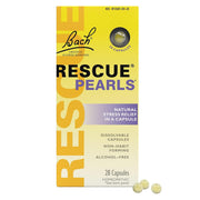 RESCUE Bach Rescue Pearls bottle shown for on-the-go stress support.