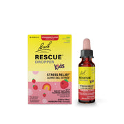 RESCUE Kids Dropper strawberry bottle close-up for gentle use