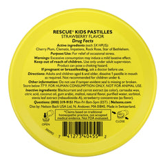 RESCUE Kids Pastilles bottle highlighting a safe, plant-based calming option.