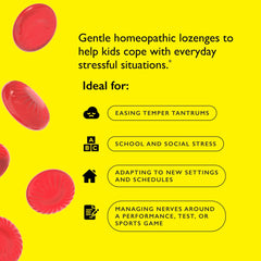 RESCUE Kids Pastilles packaging back displays product details.