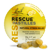 Pastillas RESCUE Limón, empaque práctico para estrés diario