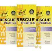 RESCUE Pearls orange vanilla bottle for quick stress support.