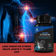 Research Labs astaxanthin softgels label highlights Icelandic sourcing.
