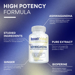 Research Verified Ashwagandha capsules offered in vegan form.
