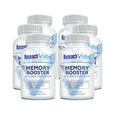 Research Verified Memory Booster bottle shown for daily cognitive support