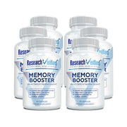 Research Verified Memory Booster bottle shown for daily cognitive support