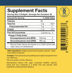Close-up of Omega3 Plus capsules highlighting the softgel form