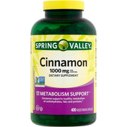 ResMask Spring Valley Cinnamon bottle front for metabolism support
