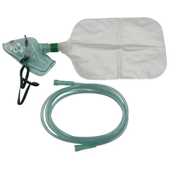 ResOne adult non-rebreather mask with 6.8 ft crush-resistant tubing for versatile setup.