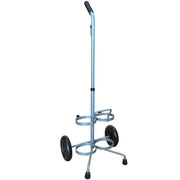 ResOne dual D/E tank cart with adjustable handle for easy maneuvering.