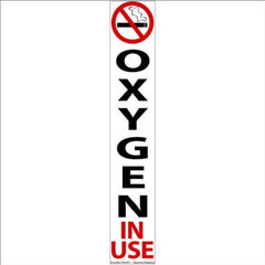 Responsive Respiratory No Smoking Oxygen In Use Magnet marks oxygen-in-use areas.