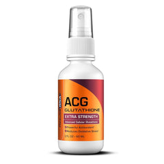 Results RNA ACG Glutathione bottle front for convenient daily immune support.