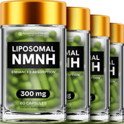 Resurrected Health Liposomal NMNH bottle 300mg supports cellular energy through liposomal delivery.