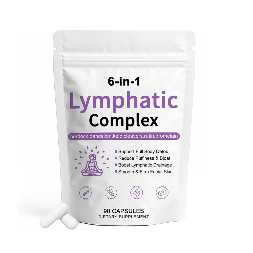RETTPMOSO 6-in-1 Lymphatic Complex bottle promotes daily support.