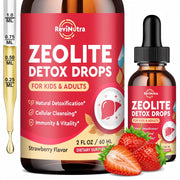 ReviNutra Zeolite Detox bottle for daily detox support.