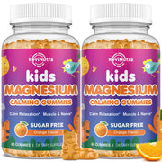 ReviNutra Calm Magnesium Gummies for kids bottle, ready for bedtime routines.