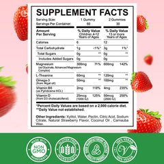 ReviNutra magnesium gummies bottle on table, easy chewables for kids and adults.