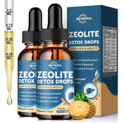 ReviNutra Zeolite Detox bottle with pineapple flavor for easy daily detox