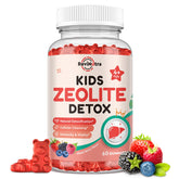 ReviNutra Zeolite Detox Gummies bottle shows a sugar-free daily wellness option.