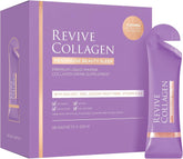 Revive Collagen Menopause Sleep bottle shows apple flavor for restful nights.