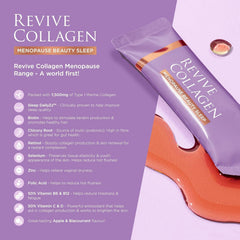 Close-up of Revive Collagen bottle emphasizing biotin for hair strength.
