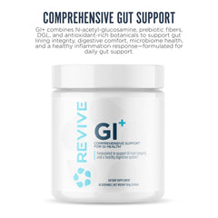 Revive MD GI Plus daily dose scoop illustrating easy morning routine for digestion