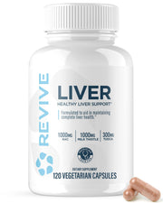 Revive MD Liver Cleanse bottle front view for daily liver support.