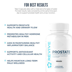 Key ingredients include saw palmetto, pumpkin seed extract, and beta-sitosterol.