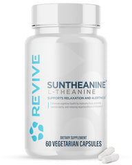 Revive MD Suntheanine capsules bottle front suggesting calm focus
