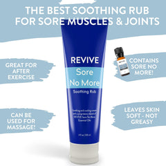 Applying Sore No More to the skin for targeted cooling and soothing