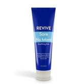 REVIVEEO Sore No More cream jar with cooling formula for sore muscles