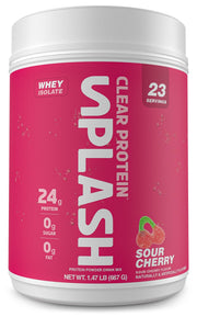 Revolution Nutrition Splash Clear Protein offers a juice-like texture for a refreshing protein boost.