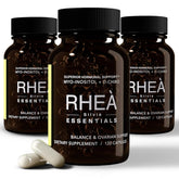 Rheasilvia Rhea Myo-Inositol bottle showing a 30-day supply for balance exploration